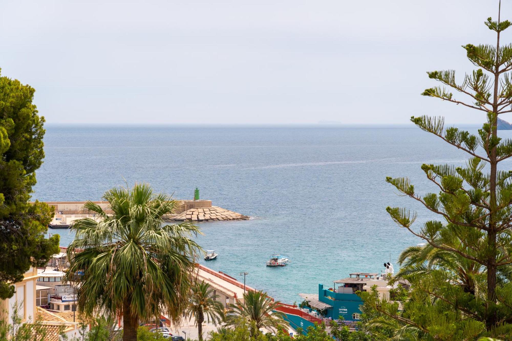 Javea Port Townhouse With Amazing Sea Views & Communal Pool Villa Exterior foto