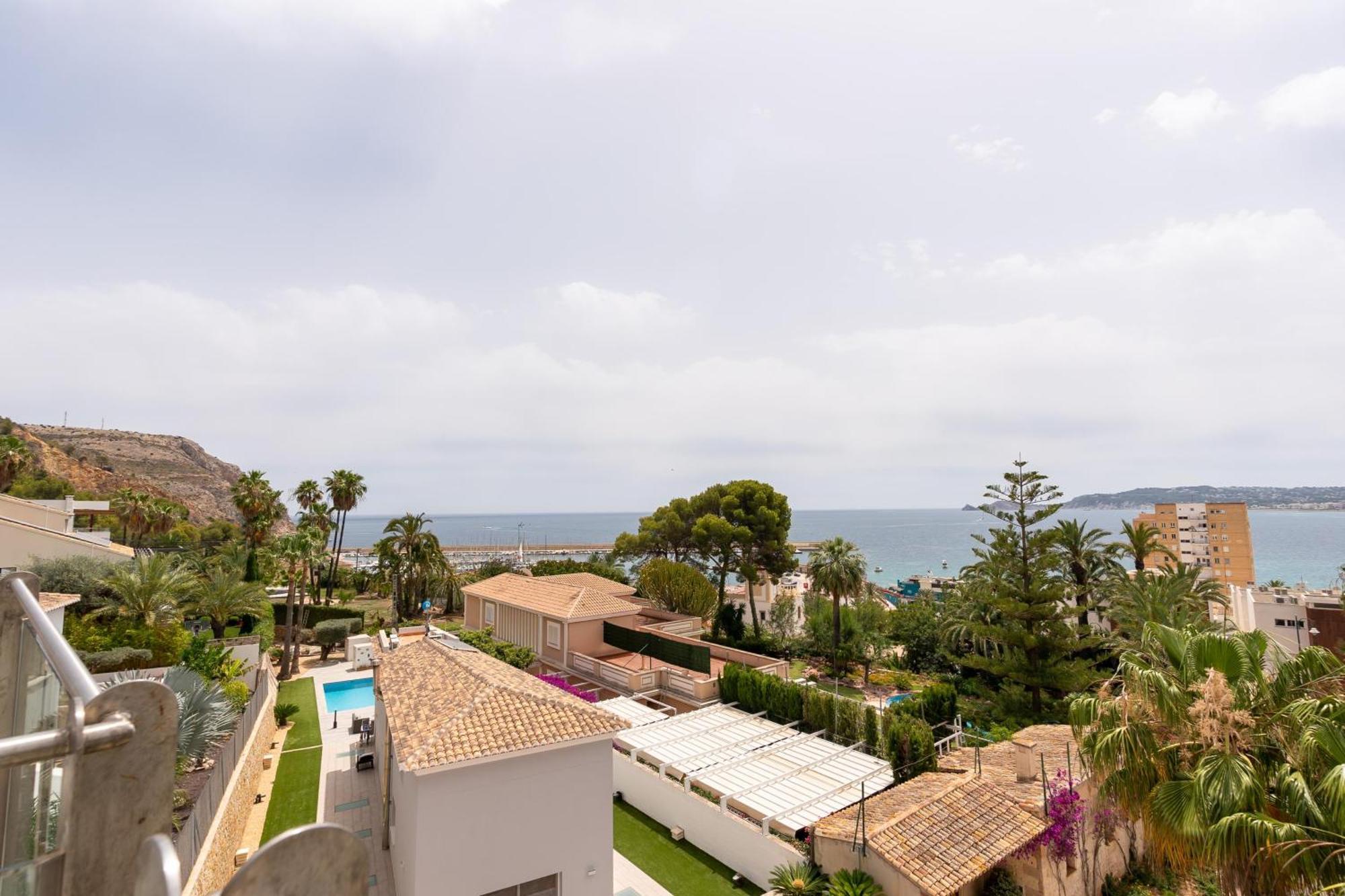 Javea Port Townhouse With Amazing Sea Views & Communal Pool Villa Exterior foto